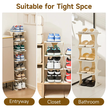 Transform Your Space with the UFORU 6/9-Layer Vertical Detachable Shoe Storage Rack - Stylish & Versatile Organization for Every Home