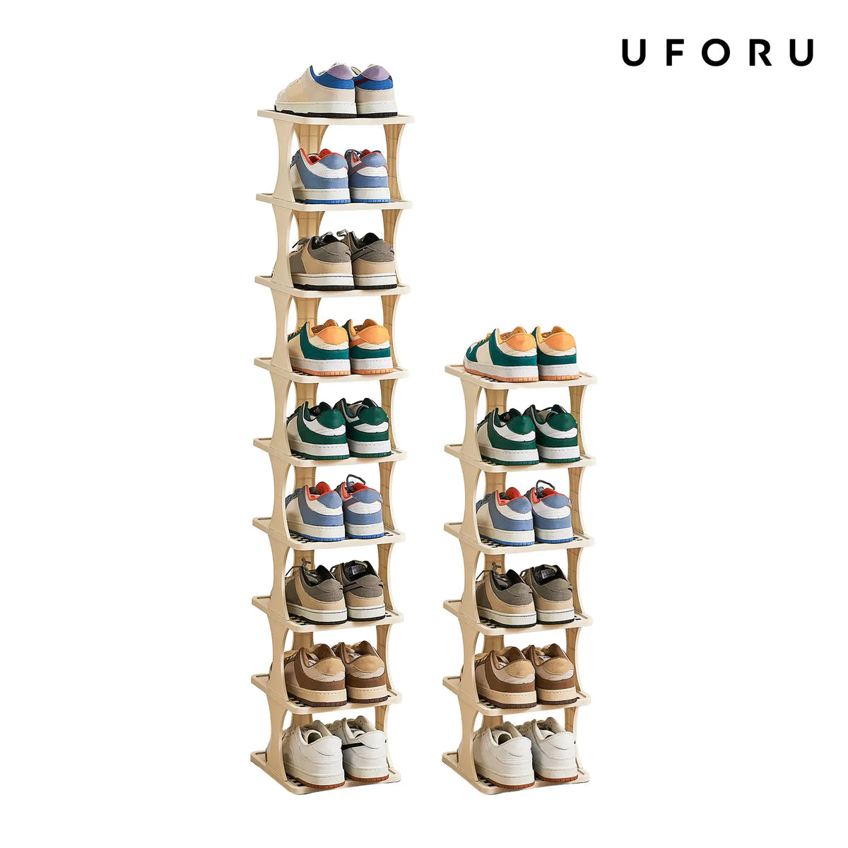 Transform Your Space with the UFORU 6/9-Layer Vertical Detachable Shoe Storage Rack - Stylish & Versatile Organization for Every Home