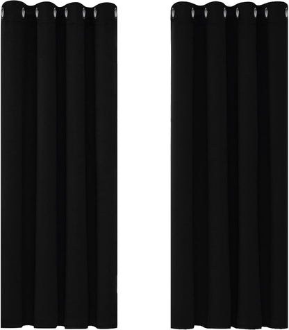 Transform Your Space with Deconovo Thermal Blackout Curtains - Energy Efficient Drapes for Bedroom & Living Room, 46" x 54", 1 Pair
