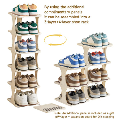 Transform Your Space with the UFORU 6/9-Layer Vertical Detachable Shoe Storage Rack - Stylish & Versatile Organization for Every Home