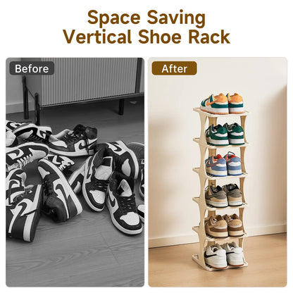 Transform Your Space with the UFORU 6/9-Layer Vertical Detachable Shoe Storage Rack - Stylish & Versatile Organization for Every Home